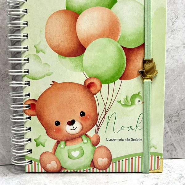 Caderneta de Vacinação Personalizada – Urso Baby
