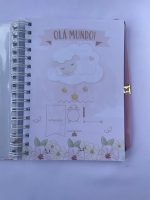 Caderneta de vacinação personalizada tema Ovelha para menina