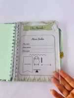 Caderneta de vacinação personalizada tema Safari para menino