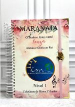 Coletânea com capa personalizada rosa floral – Personalize By Livia